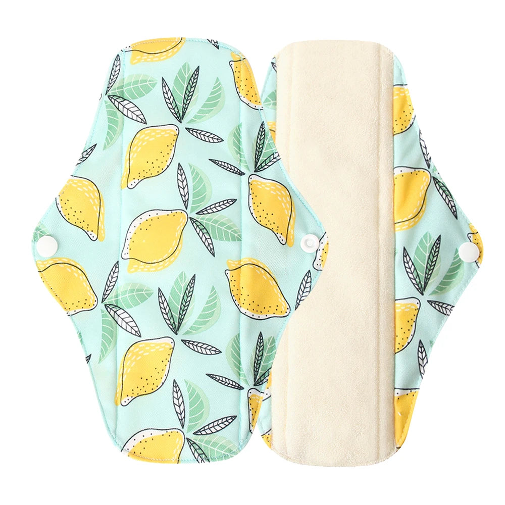 Organic Bamboo Charcoal Washable Menstrual Pads