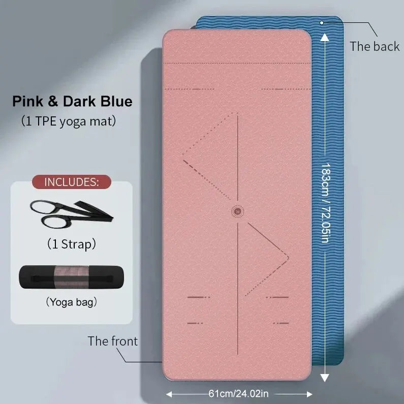 Eco Friendly Pilates Fitness Mat