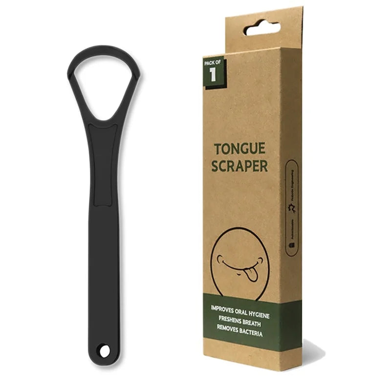 1 Pc Stainless Steel Tongue Scraper