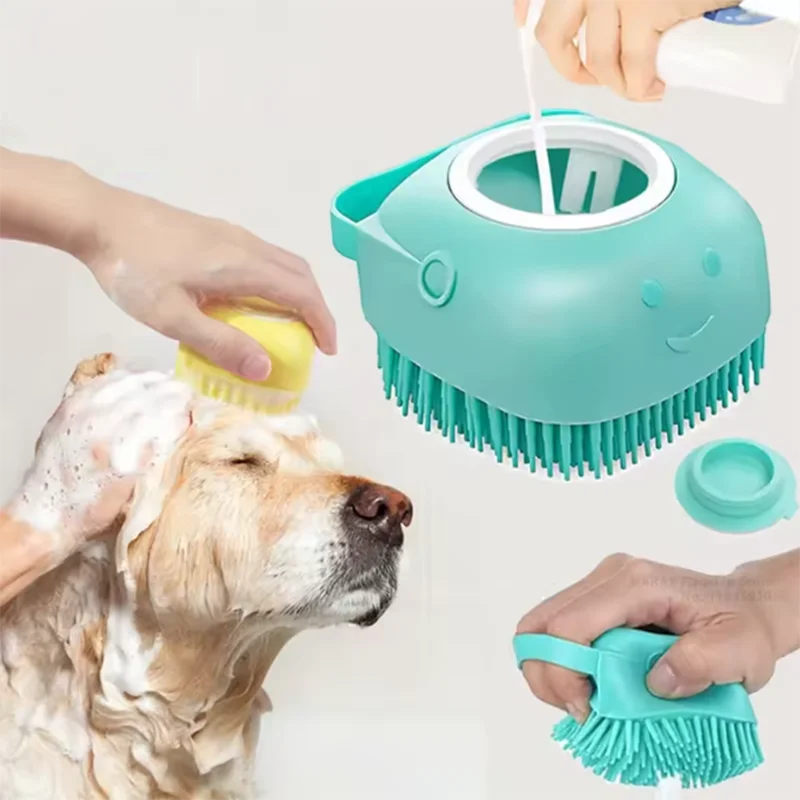 Pet Shampoo Massage Brush