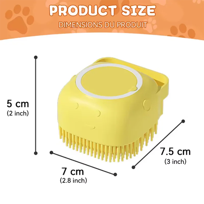 Pet Shampoo Massage Brush