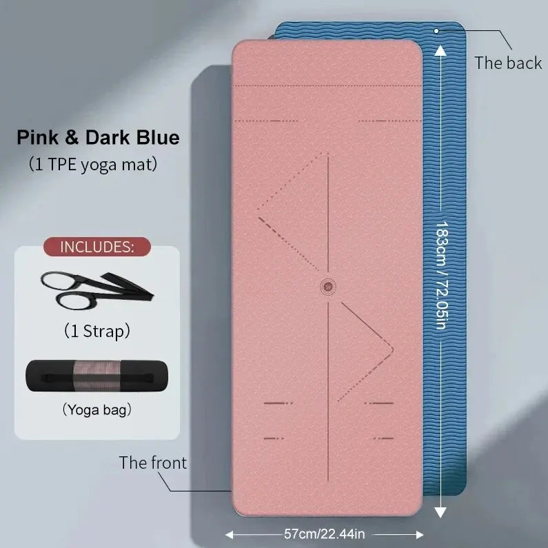 Eco Friendly Pilates Fitness Mat