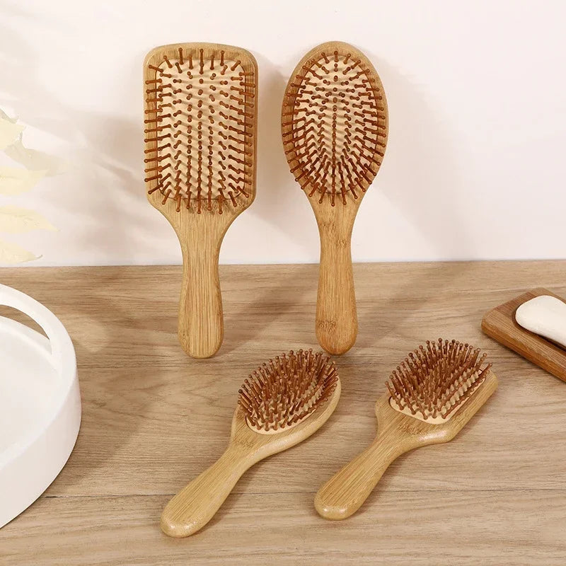 Natural Bamboo Paddle Comb