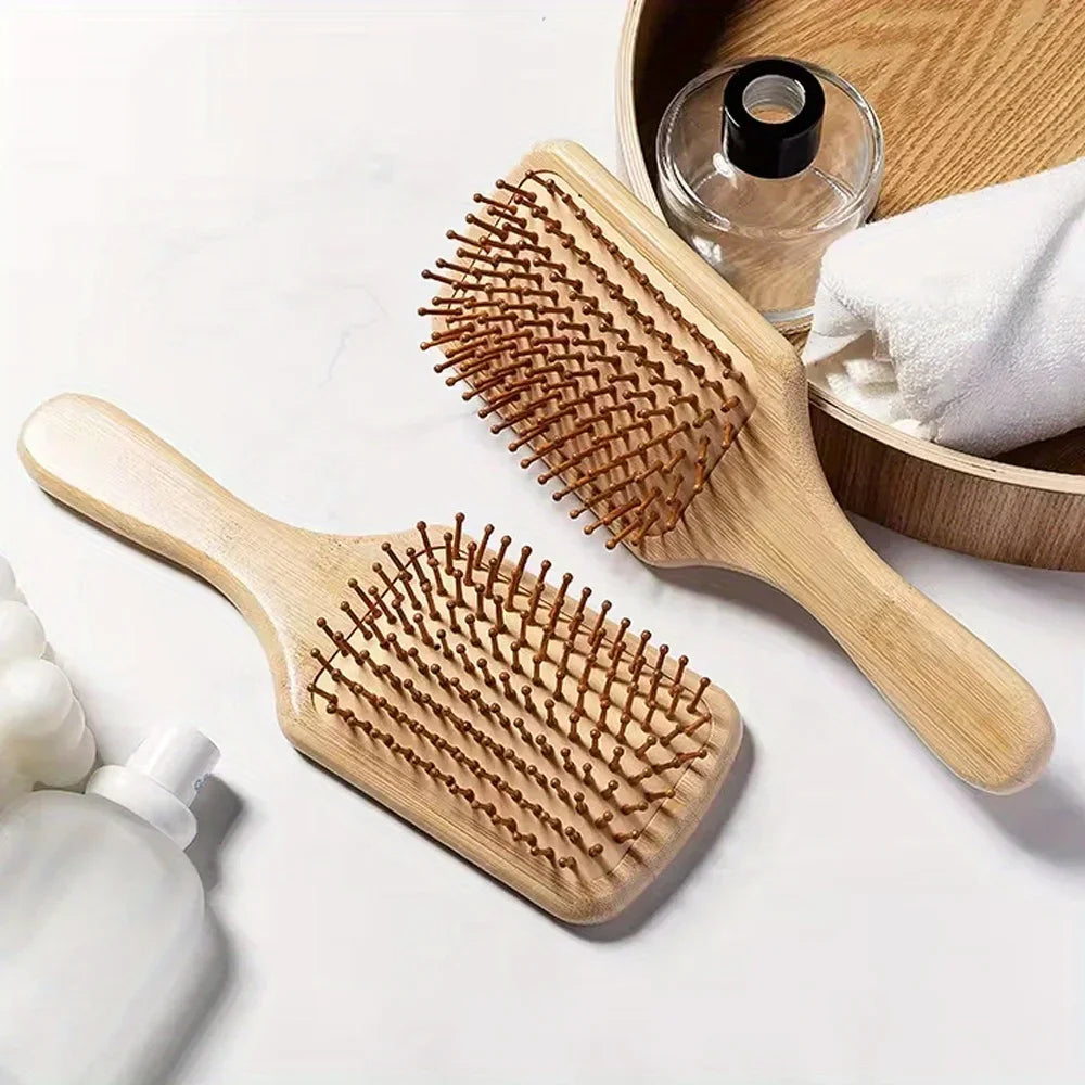 Natural Bamboo Paddle Comb