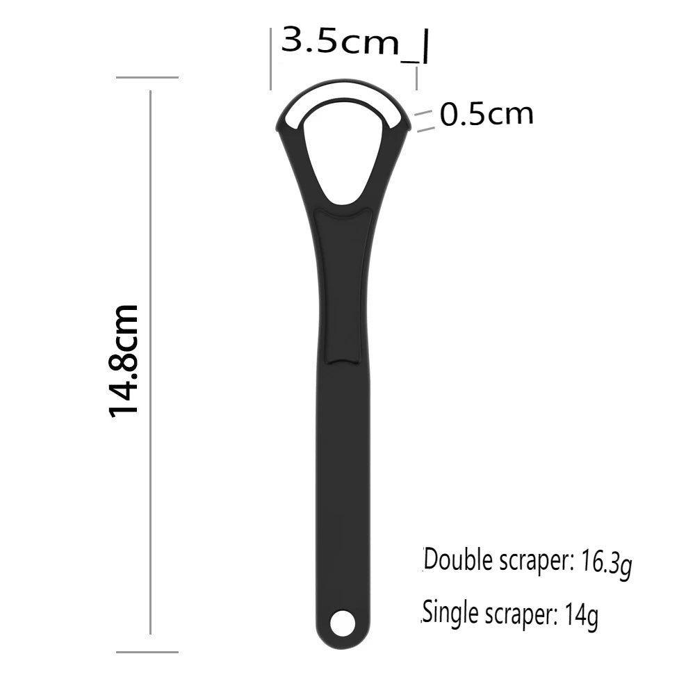 1 Pc Stainless Steel Tongue Scraper