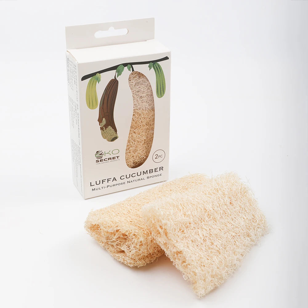 Natural Loofah Sponge Set