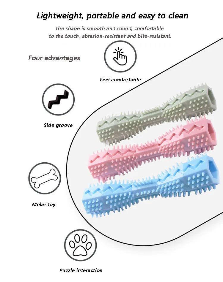 Dog Chew Toothbrush Toy Stick