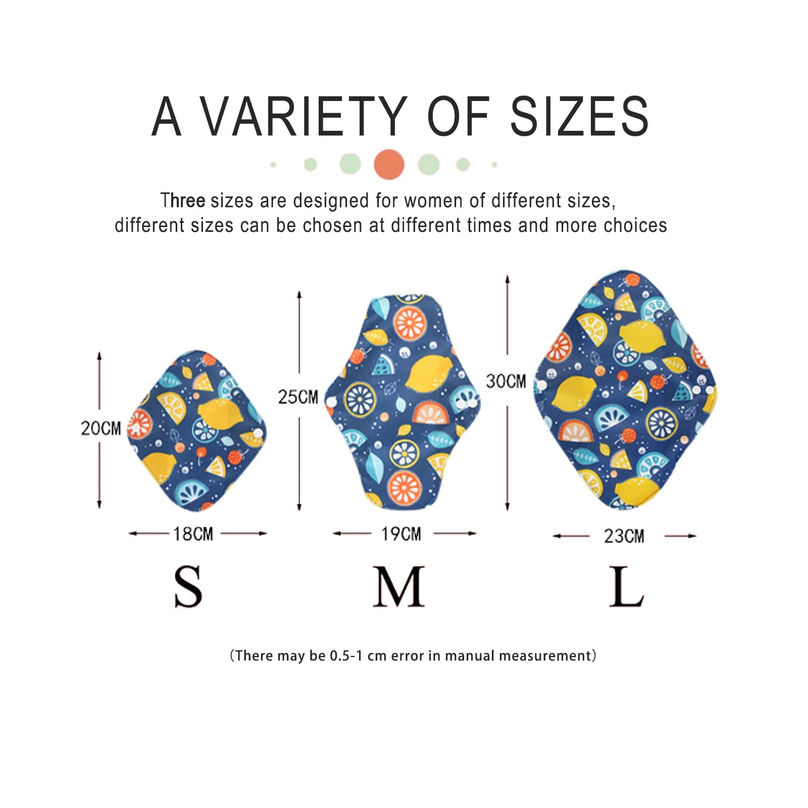 Organic Bamboo Charcoal Washable Menstrual Pads