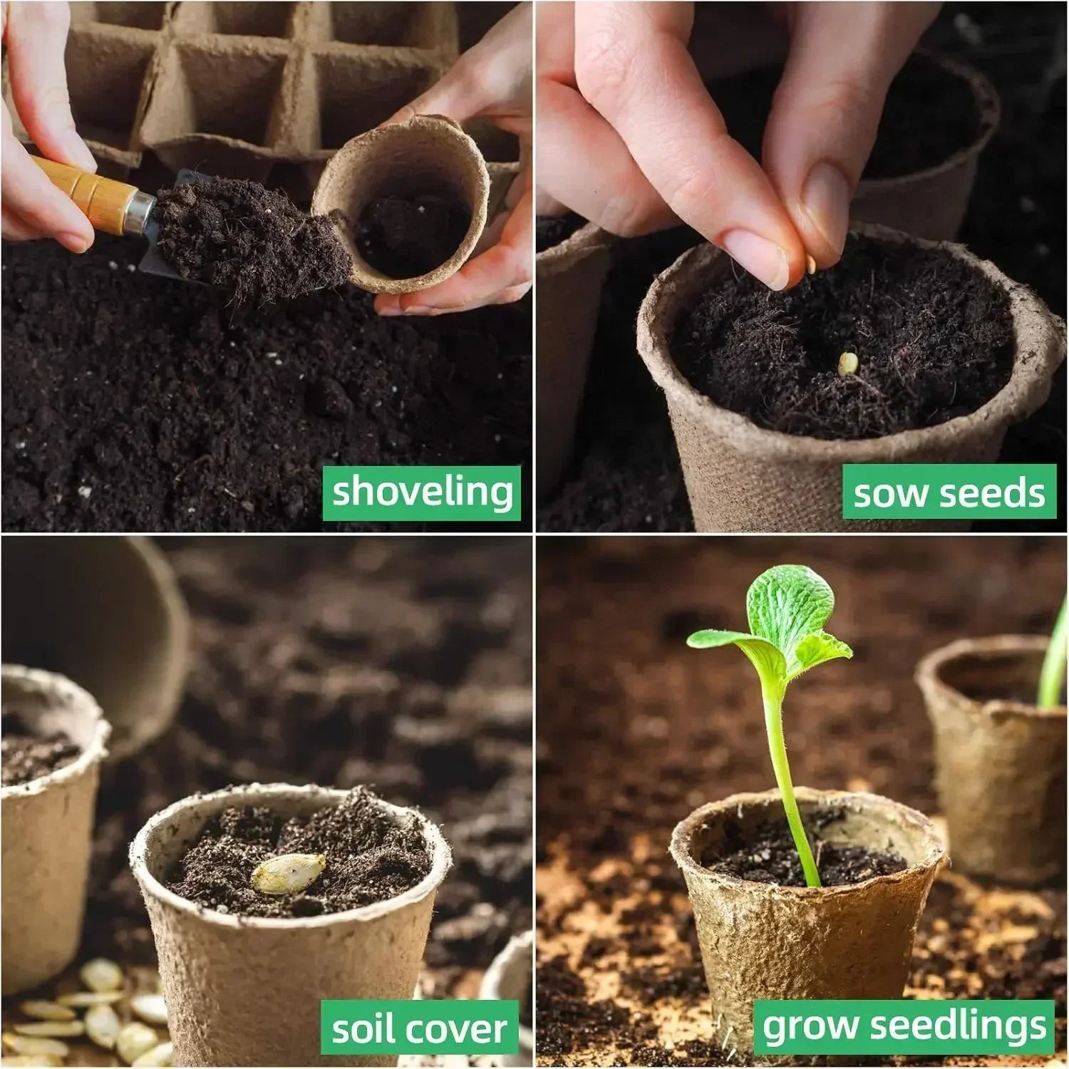 Biodegradable Nursery Seedling Pots