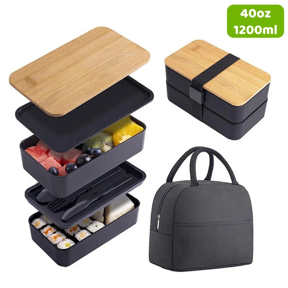 2-Tier Bento Lunch Box
