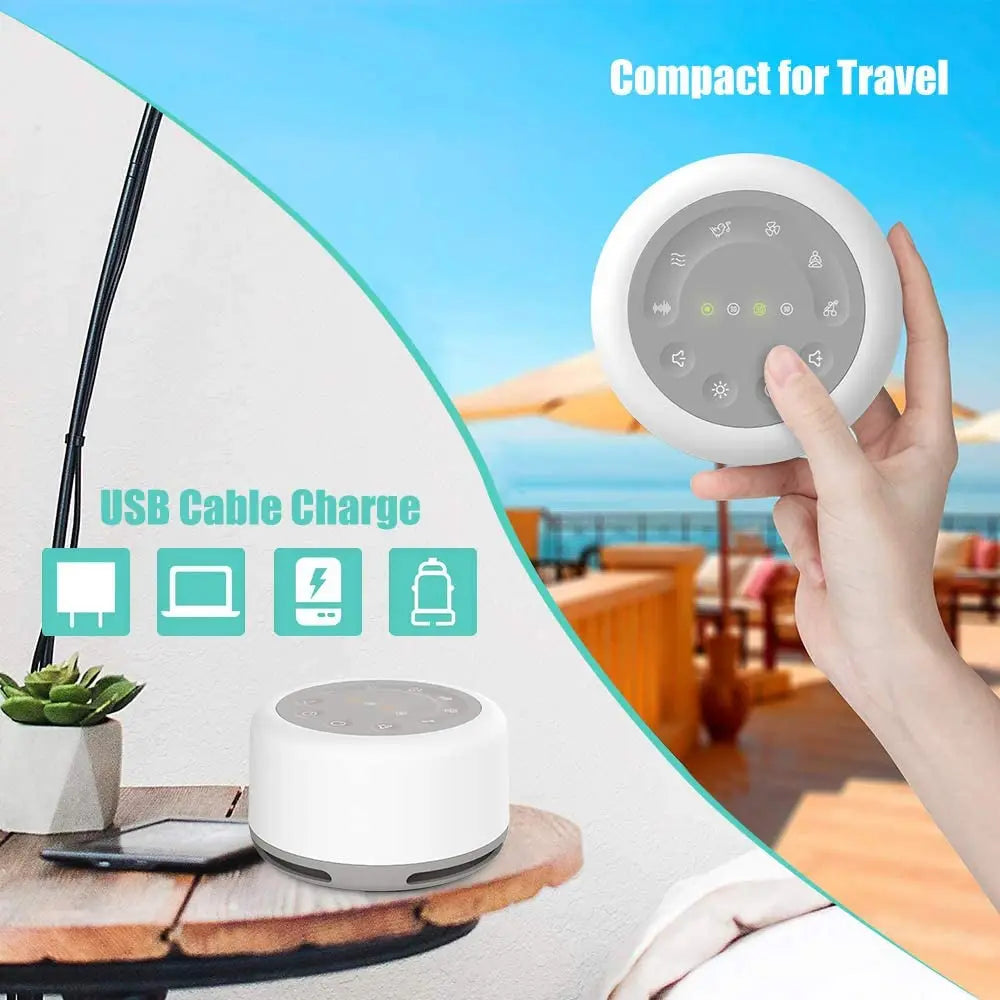 RGB Portable White Noise Machine