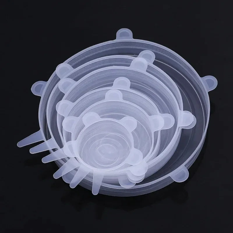 Adjustable Elastic Silicone Cap Food Cover