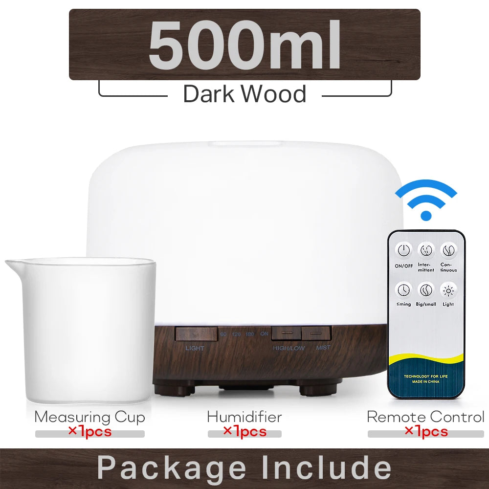 Air Humidifier Essential Oil Diffuser