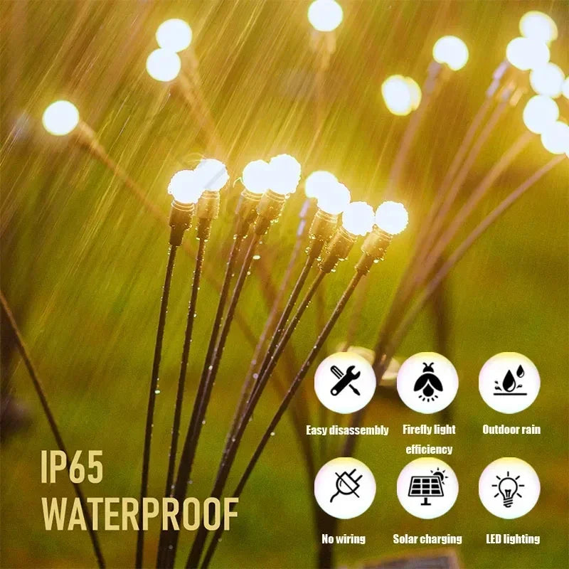 6/10 Waterproof LEDs Solar Garden Light