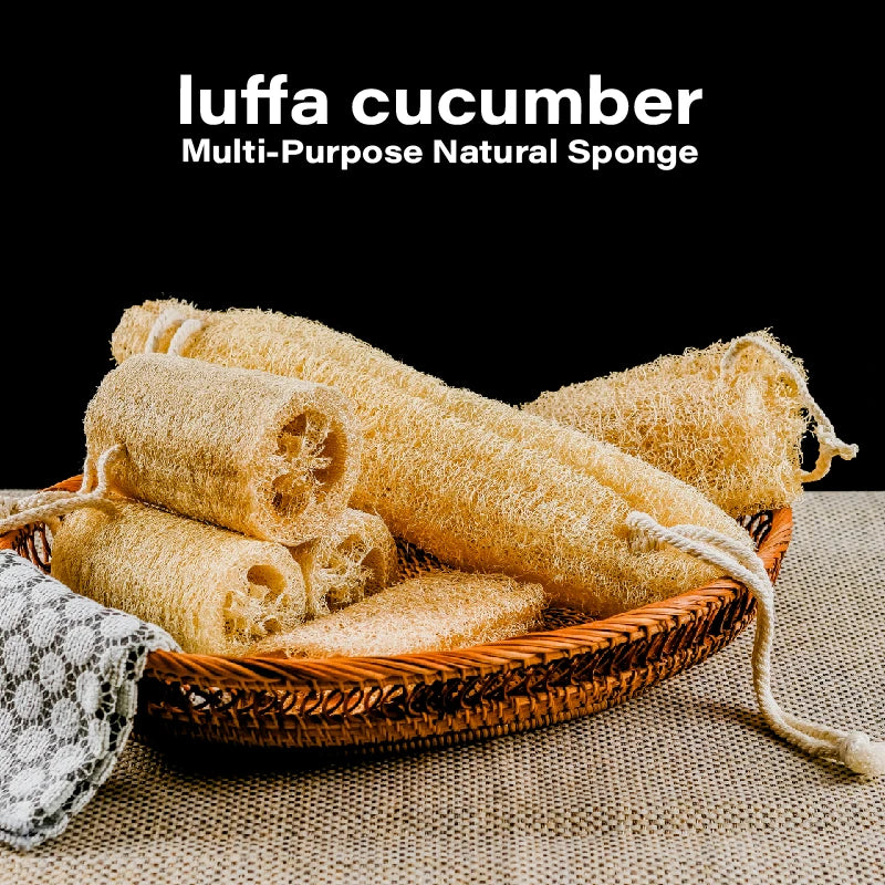 Natural Loofah Sponge Set