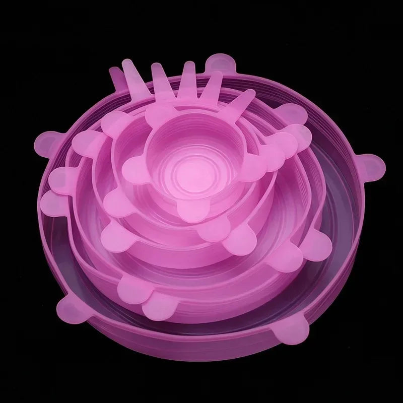 Adjustable Elastic Silicone Cap Food Cover