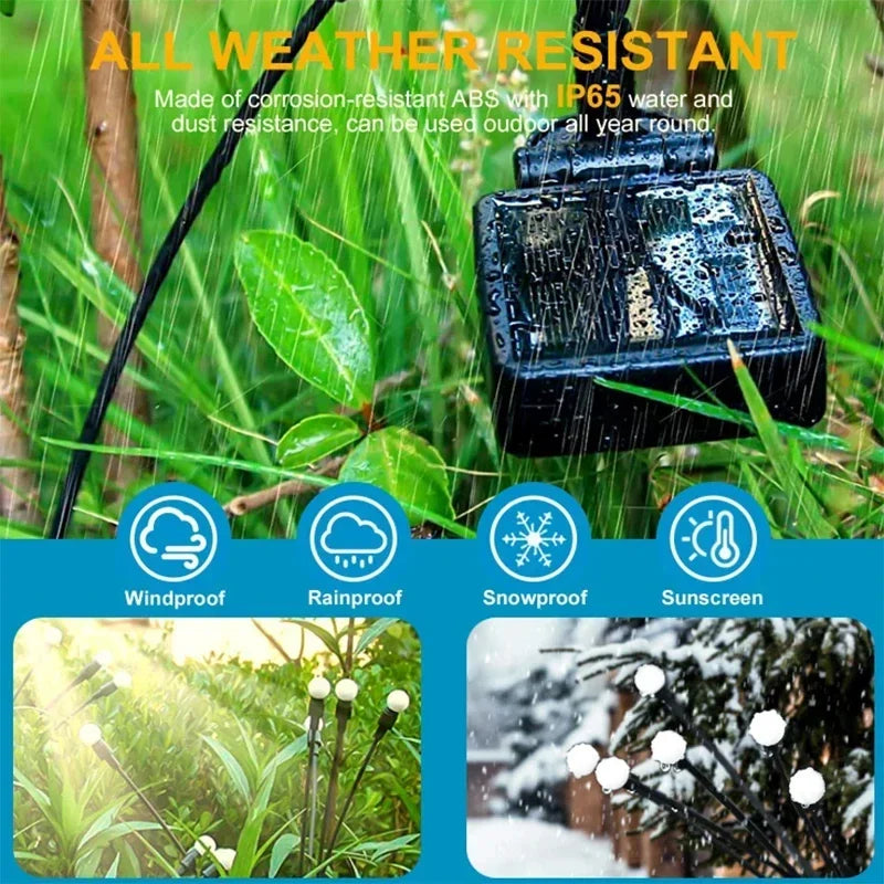 6/10 Waterproof LEDs Solar Garden Light