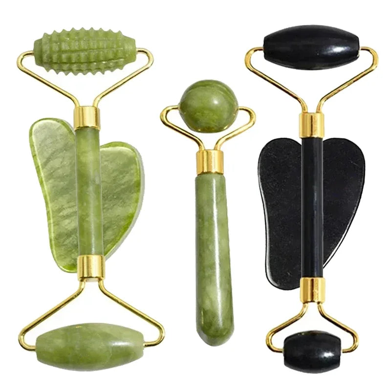 Natural Jade Gua Sha Face Roller