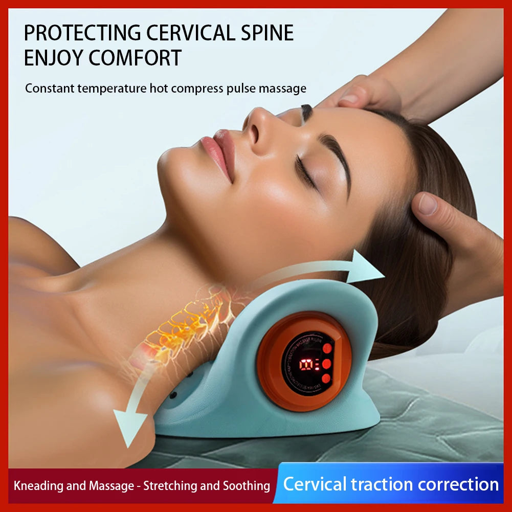Portable Neck and Head Acupoint Massage Pillow