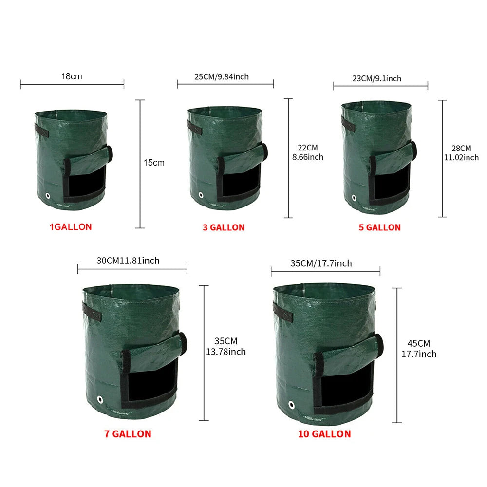 1-12 Gallons DIY Potato Planter Container Bag