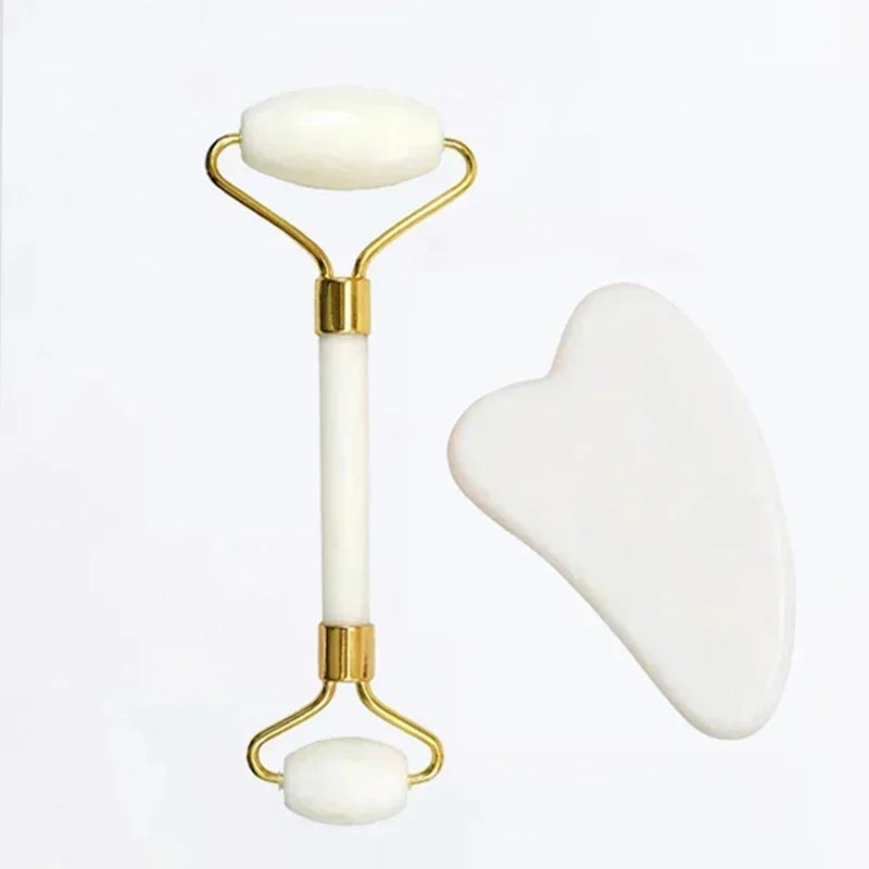 Natural Jade Gua Sha Face Roller