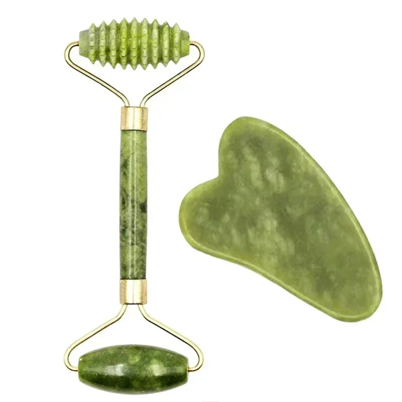 Natural Jade Gua Sha Face Roller
