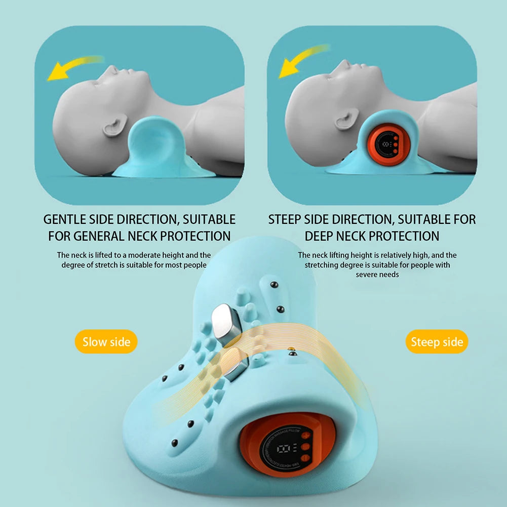 Portable Neck and Head Acupoint Massage Pillow