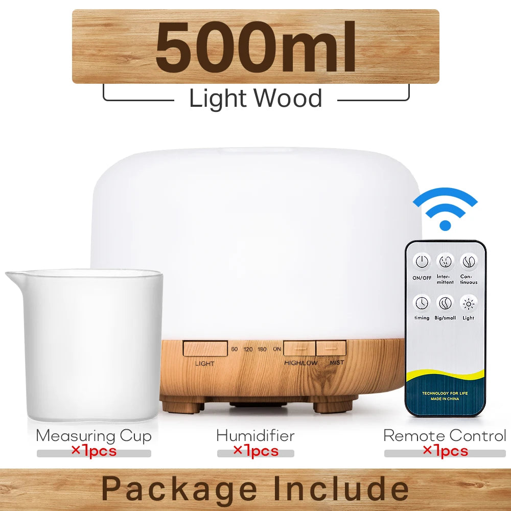 Air Humidifier Essential Oil Diffuser