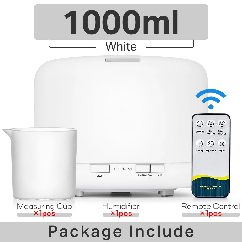 Air Humidifier Essential Oil Diffuser