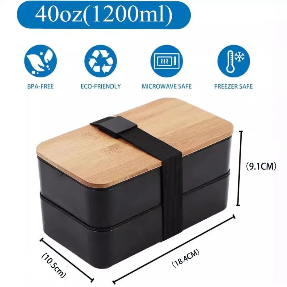 2-Tier Bento Lunch Box