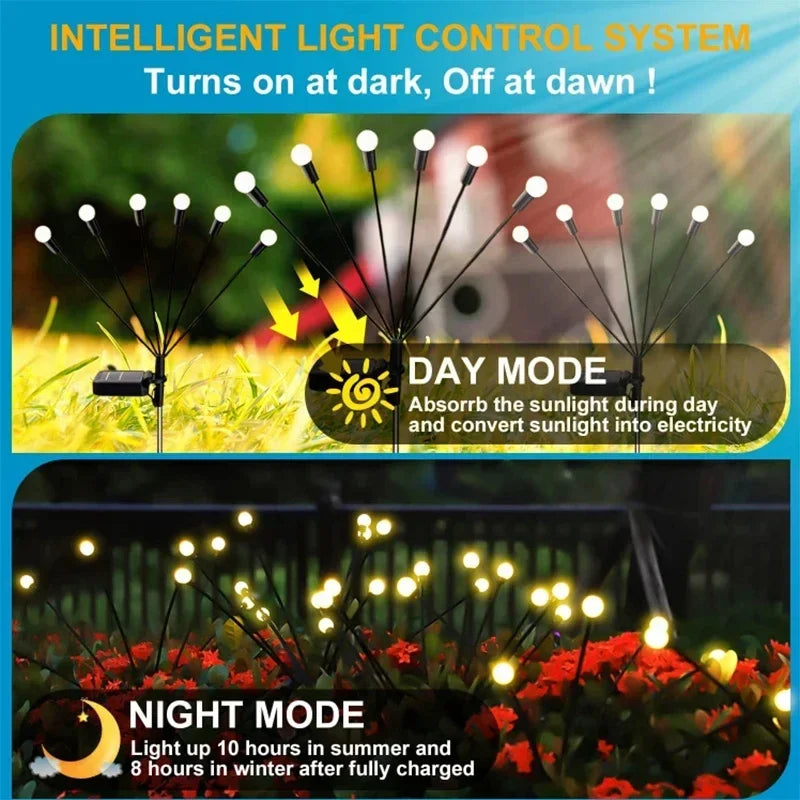 6/10 Waterproof LEDs Solar Garden Light