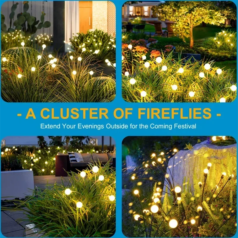 6/10 Waterproof LEDs Solar Garden Light