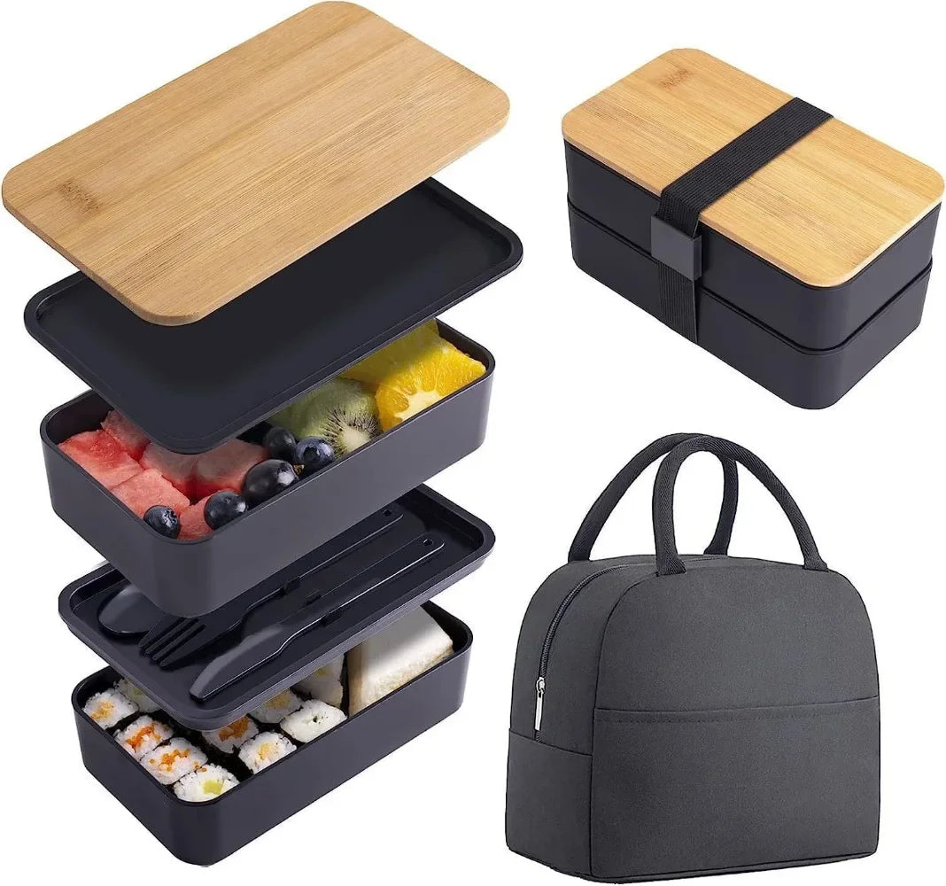 2-Tier Bento Lunch Box