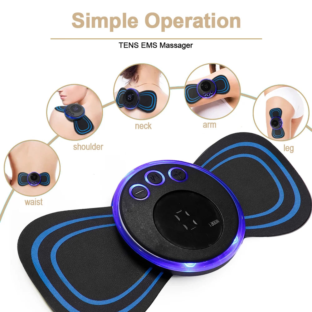 Portable EMS Microcurrent Muscle Stimulator