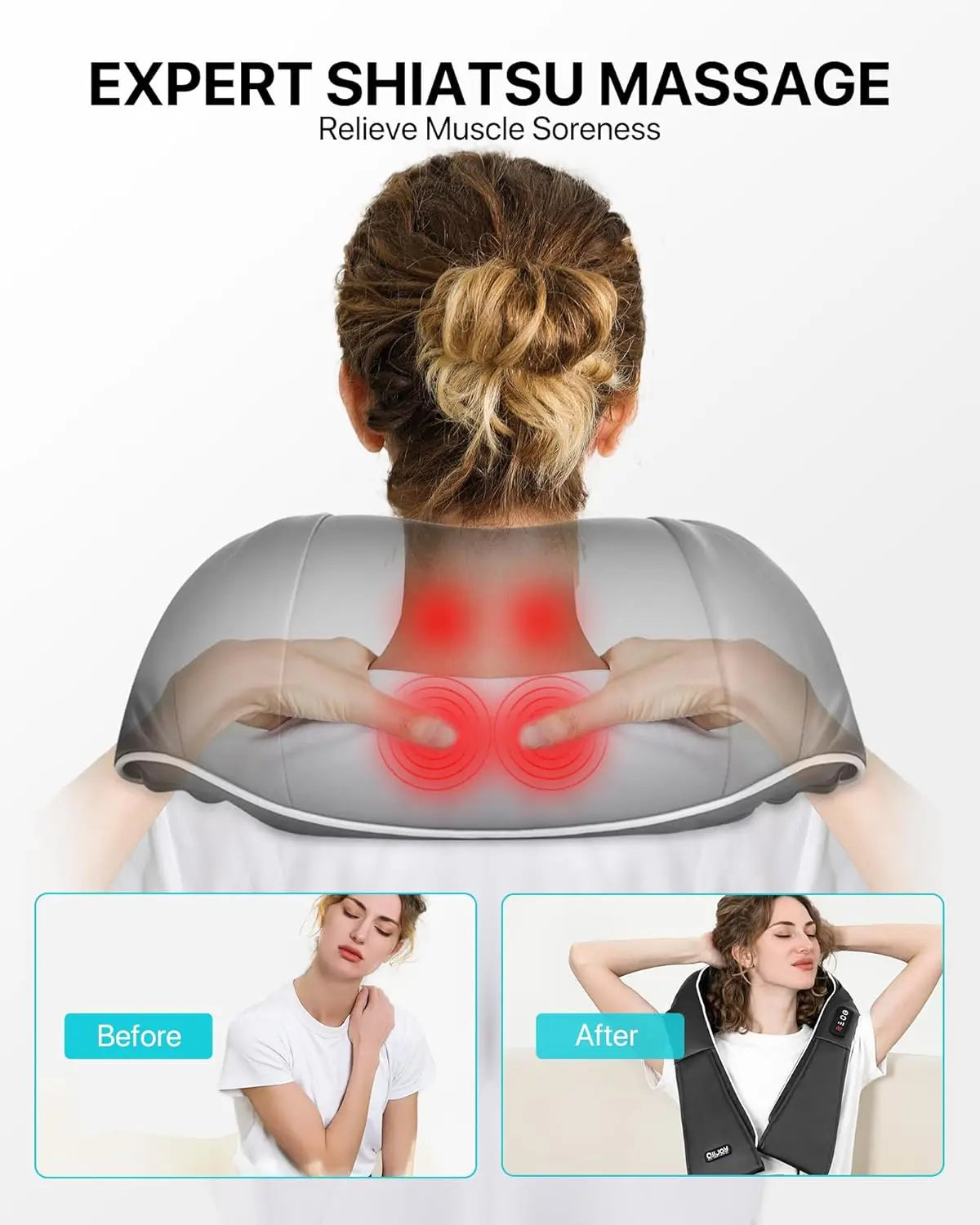 Shiatsu Neck and Shoulder Massager