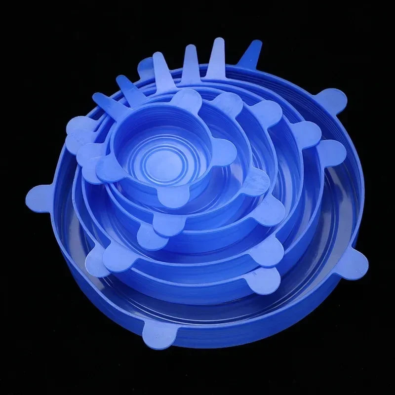 Adjustable Elastic Silicone Cap Food Cover