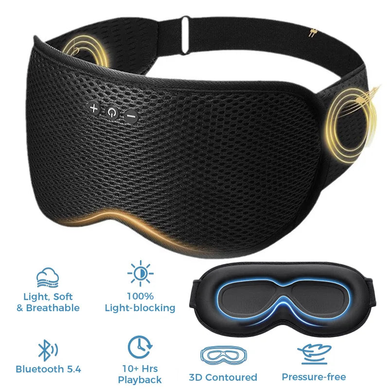 3D Wireless Sleeping Mask Headphones