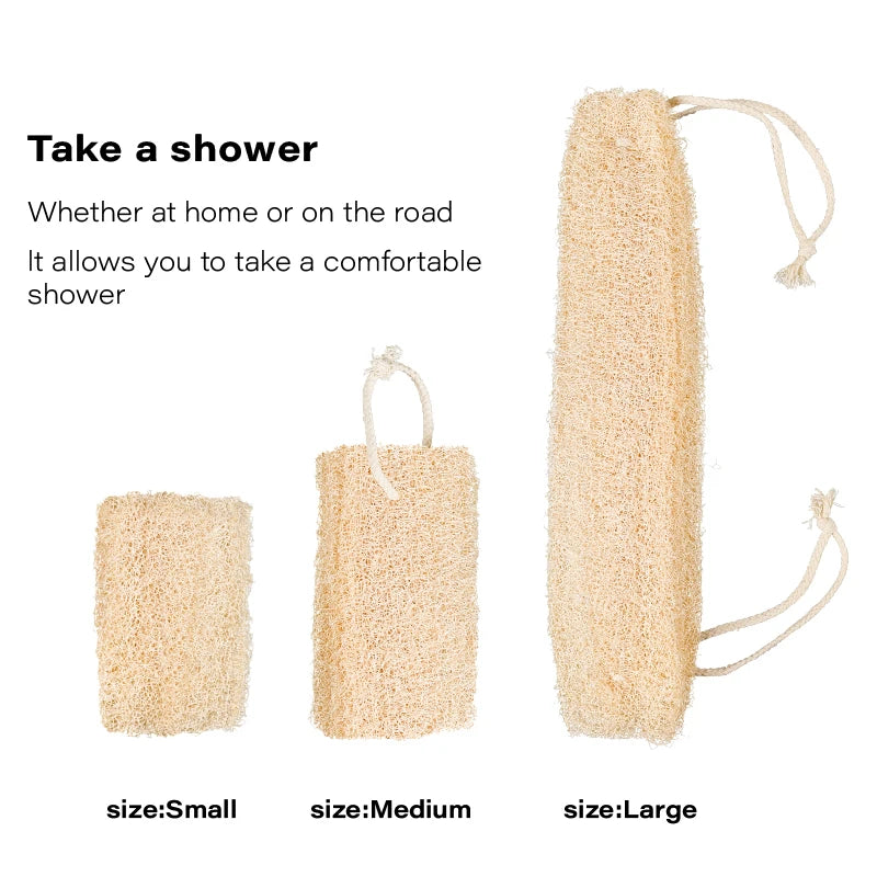 Natural Loofah Sponge Set